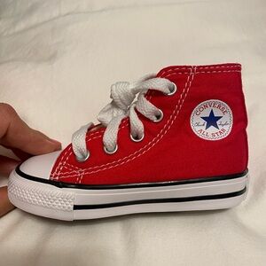 New in box infant converse high tops
